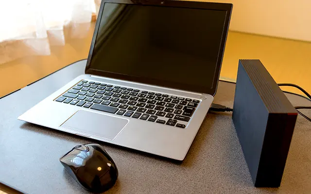 ノートPCのバックアップ